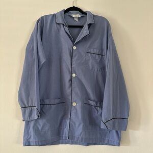 Christian Dior Men's Blue Button-Up pyjama top
